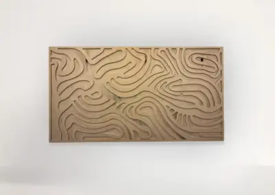 White and Gray Flow Mesh The Sunrise